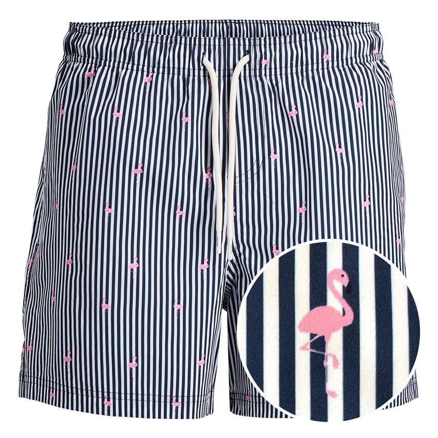 Heren Zwemshort Breeze Mini Stripe Blauw & Wit Multi 1/4