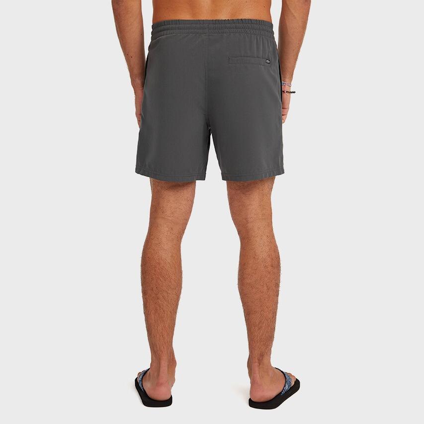 Heren Zwemshort Logo Grijs 3/5