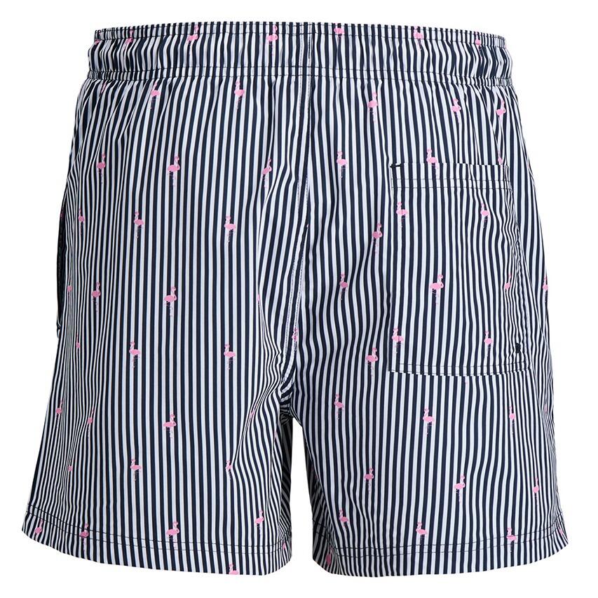 Heren Zwemshort Breeze Mini Stripe Blauw & Wit Multi 4/4