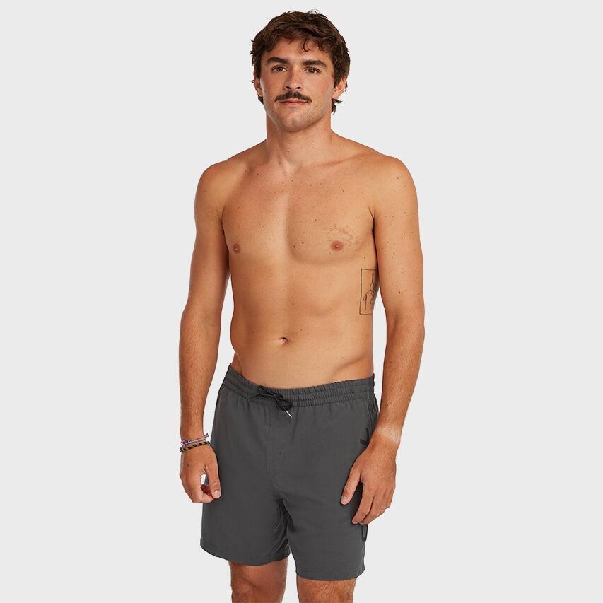 Heren Zwemshort Logo Grijs 2/5