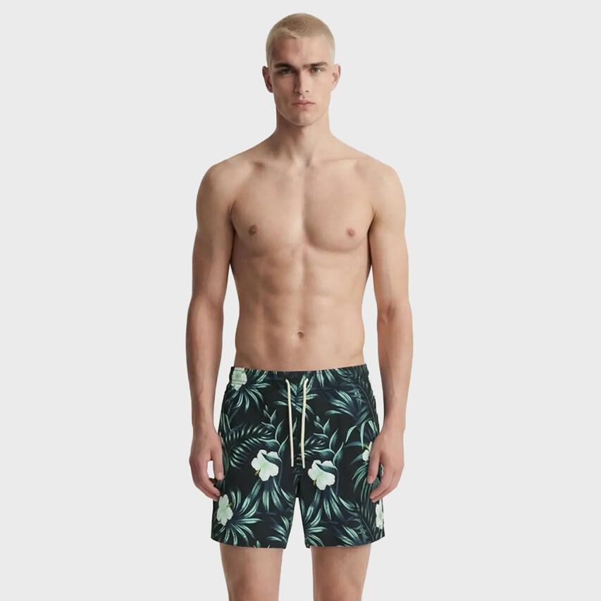 Heren Zwemshort Flower Seersucker Multi 2/6