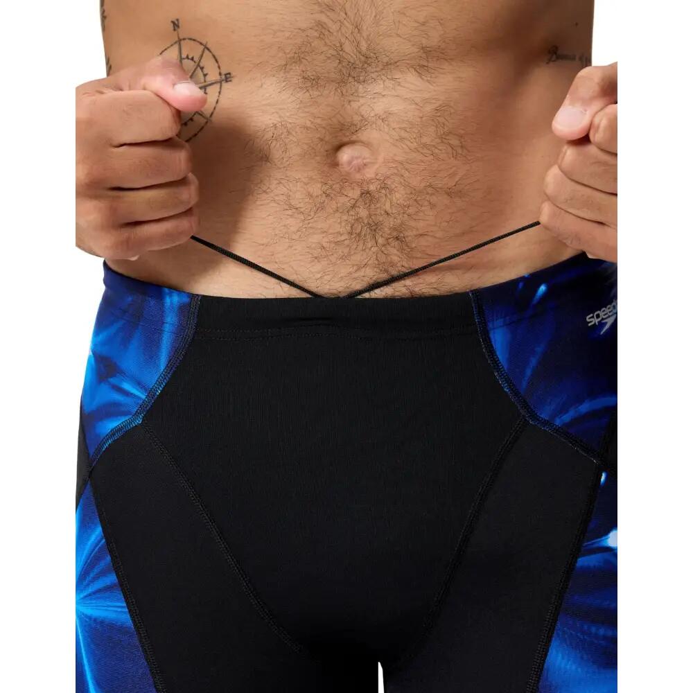 Heren Endurance Max Compression Jammer Zwart & Blauw II 3/7