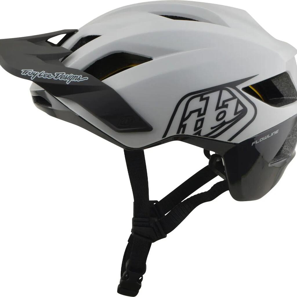 Troy Lee Designs Flowline Mips Point Gray Mountain Bike Helmet