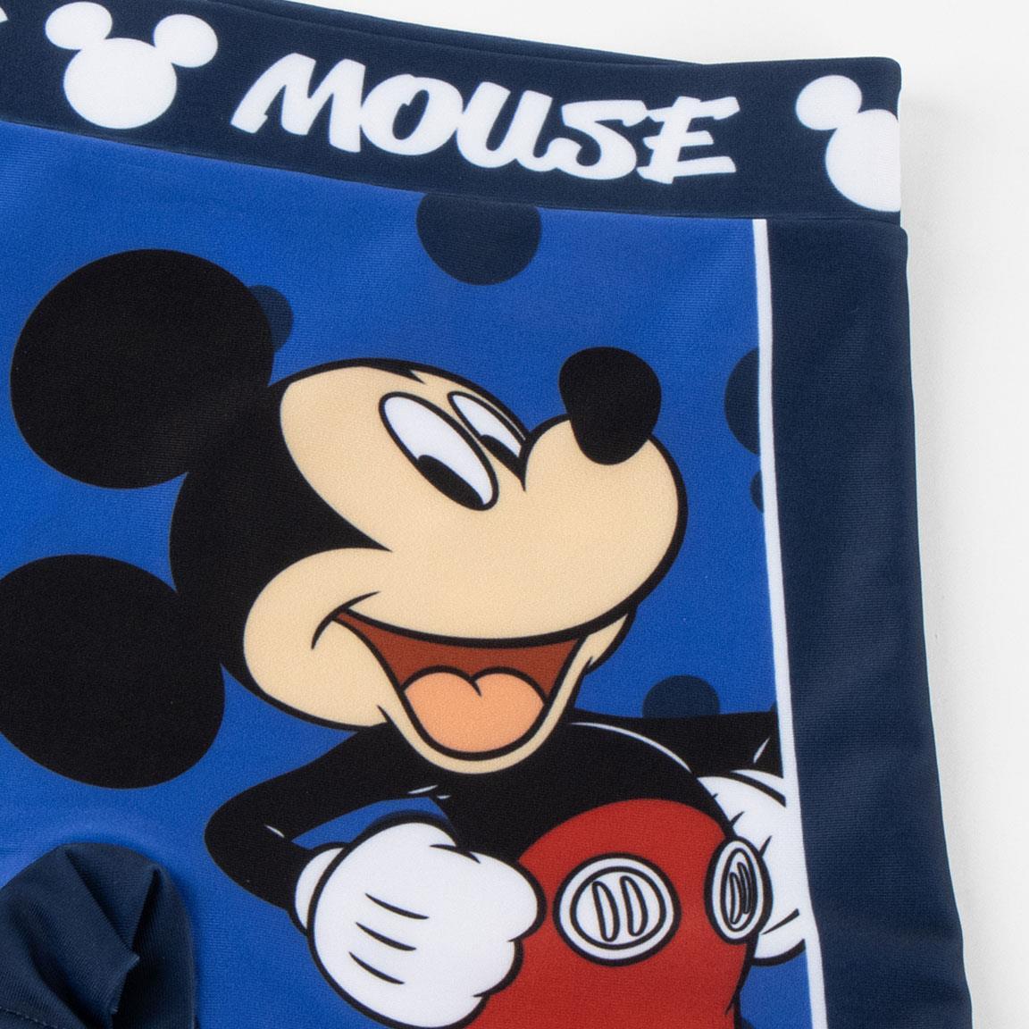 Maillot de bain boxer Mickey Mouse pour garçon, en polyester et élasthanne 3/4