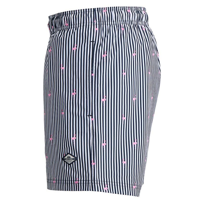 Heren Zwemshort Breeze Mini Stripe Blauw & Wit Multi 2/4