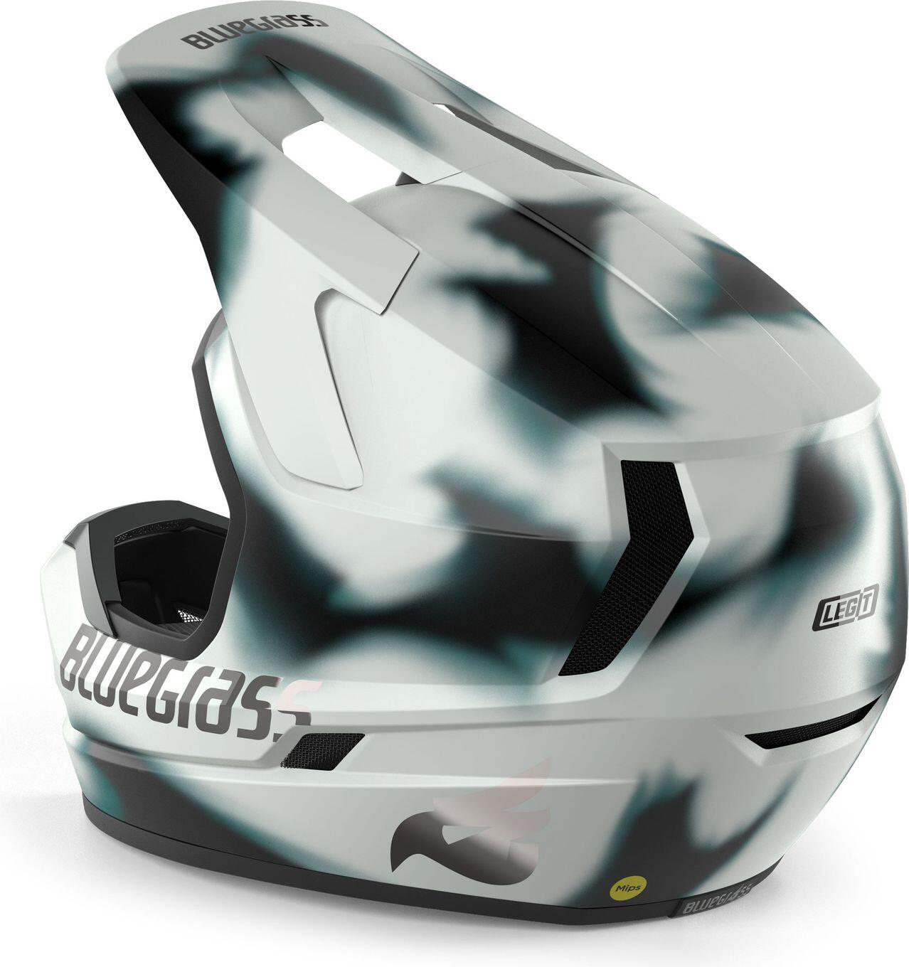 Bluegrass Legit Mips Casco Integrale Blu/Verde 4/4