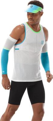 Compressport pro racing tanktop wit heren
