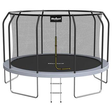 Trampolina ogrodowa dla dzieci Rebel Active z siatką ochronną 8ft/244 cm