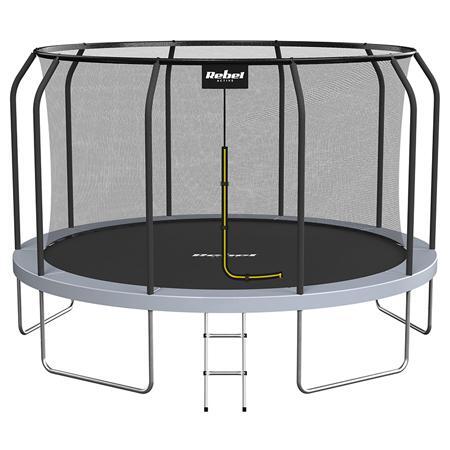 Trampolina ogrodowa dla dzieci Rebel Active z siatką ochronną 8ft/244 cm
