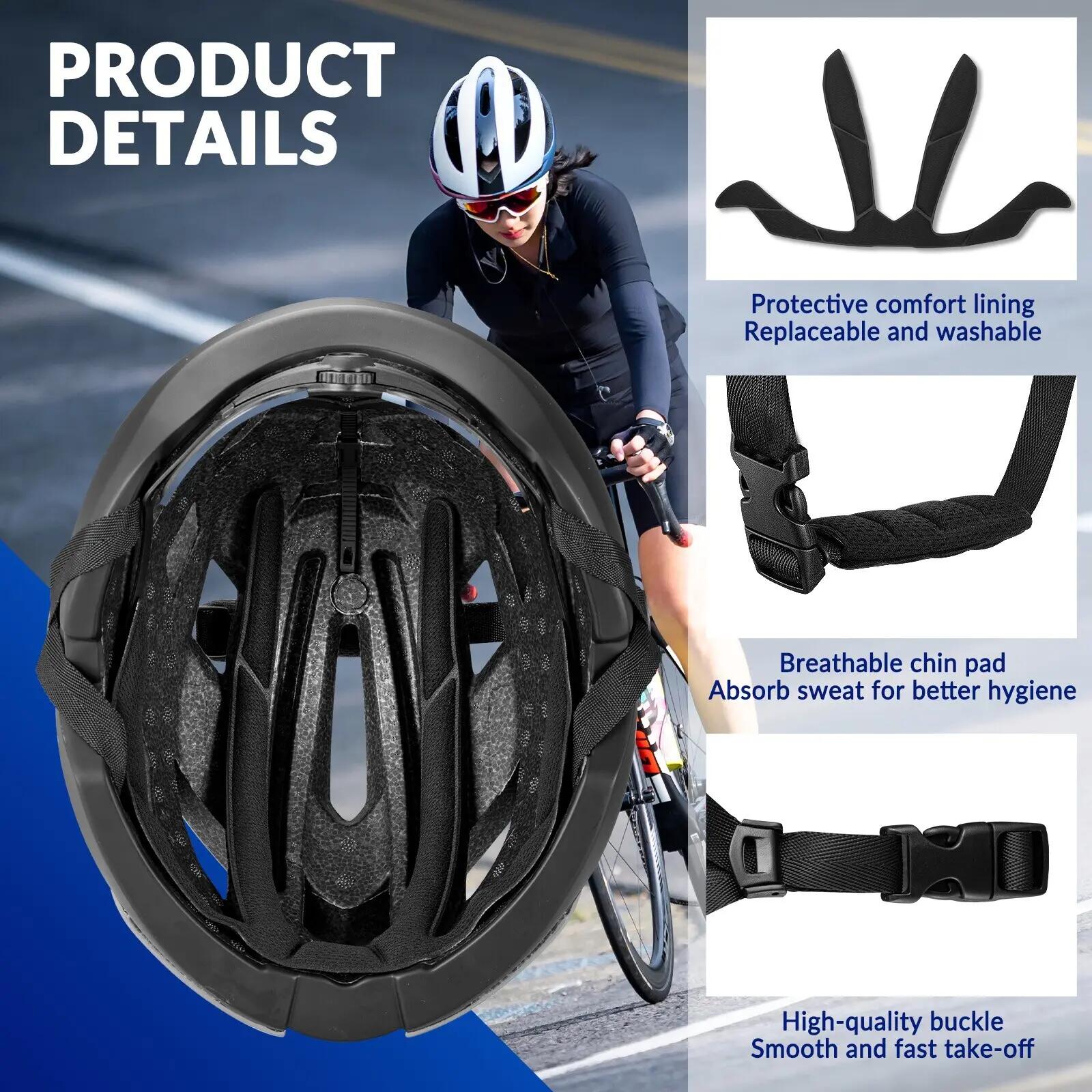 ROCKBROS Fahrradhelm Helm Unisex Radhelm 4/6