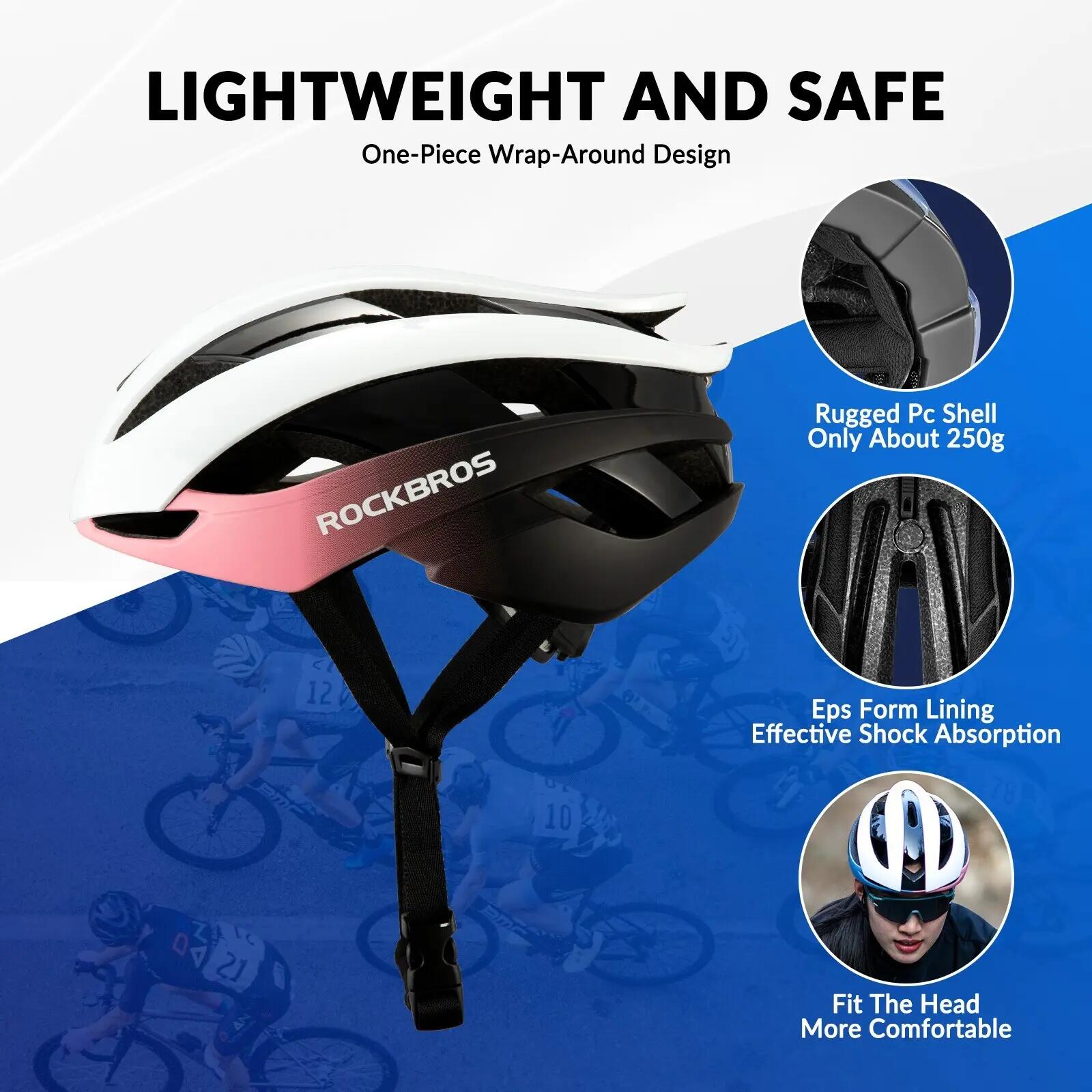 ROCKBROS Fahrradhelm Helm Unisex Radhelm 3/6