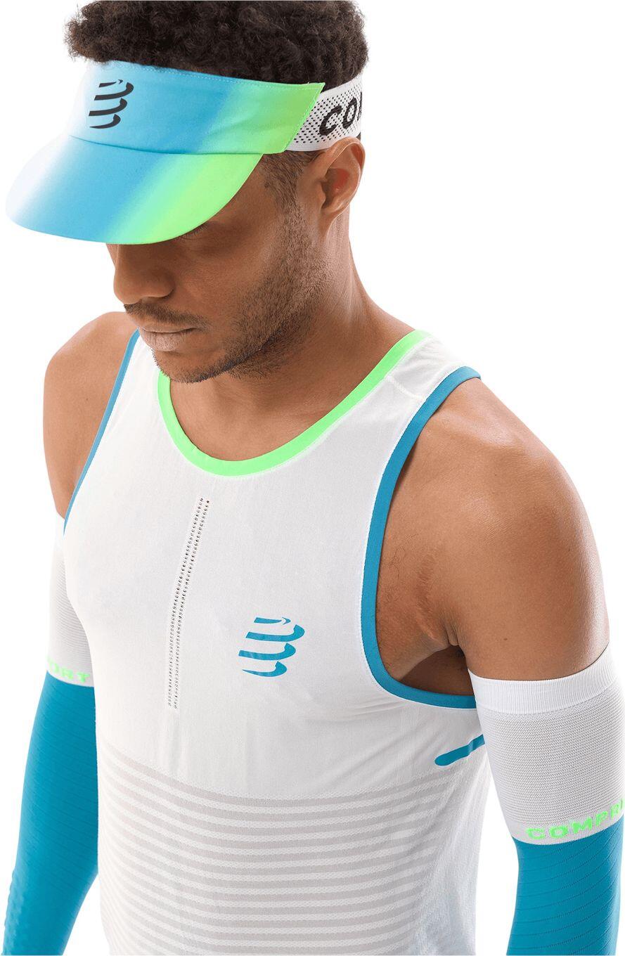 Canotta Compressport Pro Racing Bianca Uomo 3/5