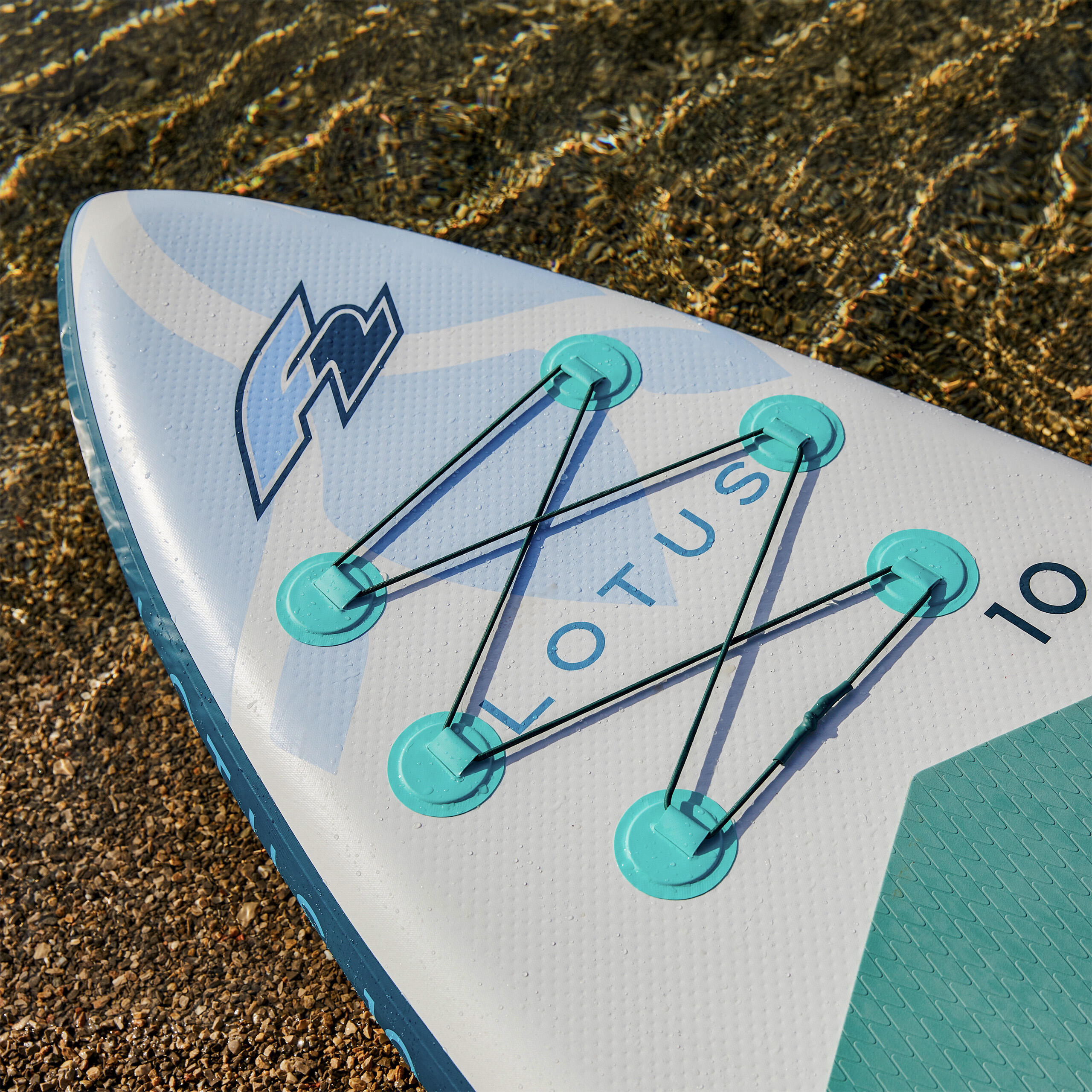 Deska Sup F2 Lotus 10.8 Multiset BLUE Zestaw Combo Pompka Dry Bag + Bojka 4/7