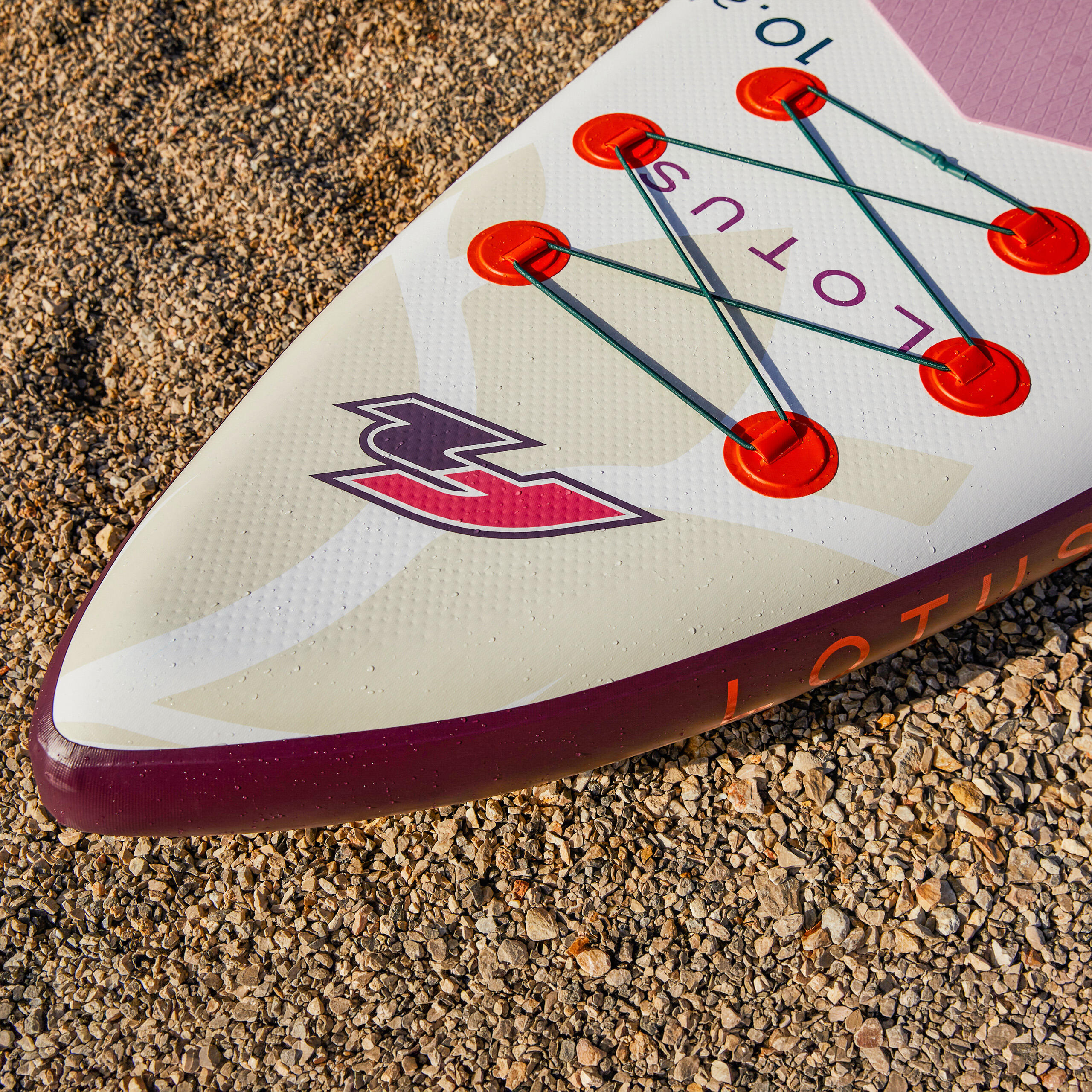 Deska Sup Pompowana F2 Lotus 10'2 Multiset LILAC Combo Pompka Dry Bag 3/7