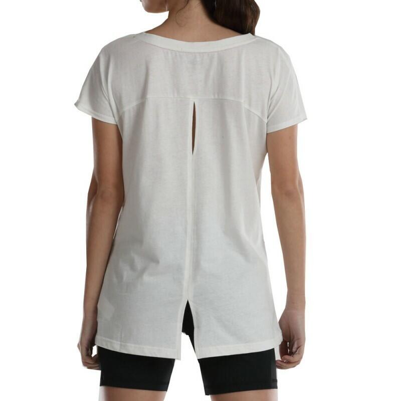 Camiseta +8000 Lataz 071 Blanca Mujer Trekking 2/2