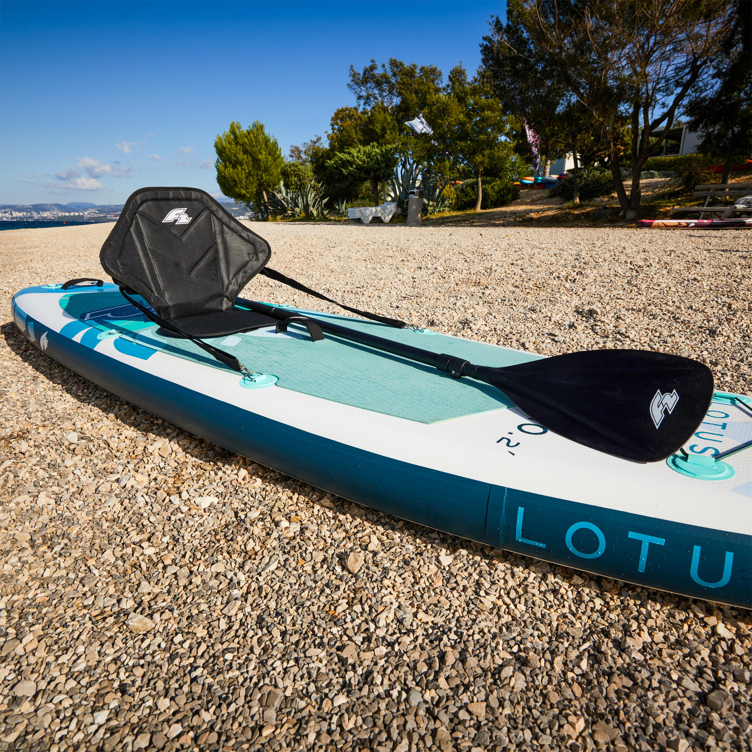 Deska Sup F2 Lotus 10.8 Multiset BLUE Zestaw Combo Pompka Dry Bag + Bojka 2/7