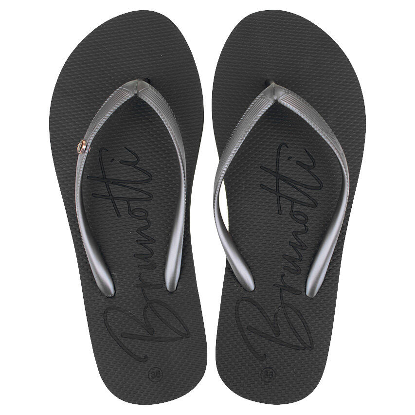 Dames Teenslippers Gaia Zwart II 1/2