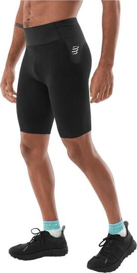 Pantaloncini Compressport Trail Under Control Nero Uomo