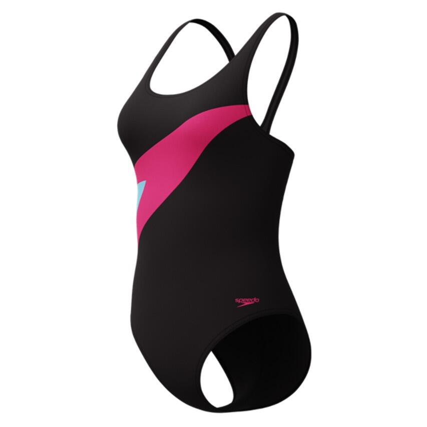 Maillot de bain Speedo Hyperboom Butterfly Back noir/rose 7/7