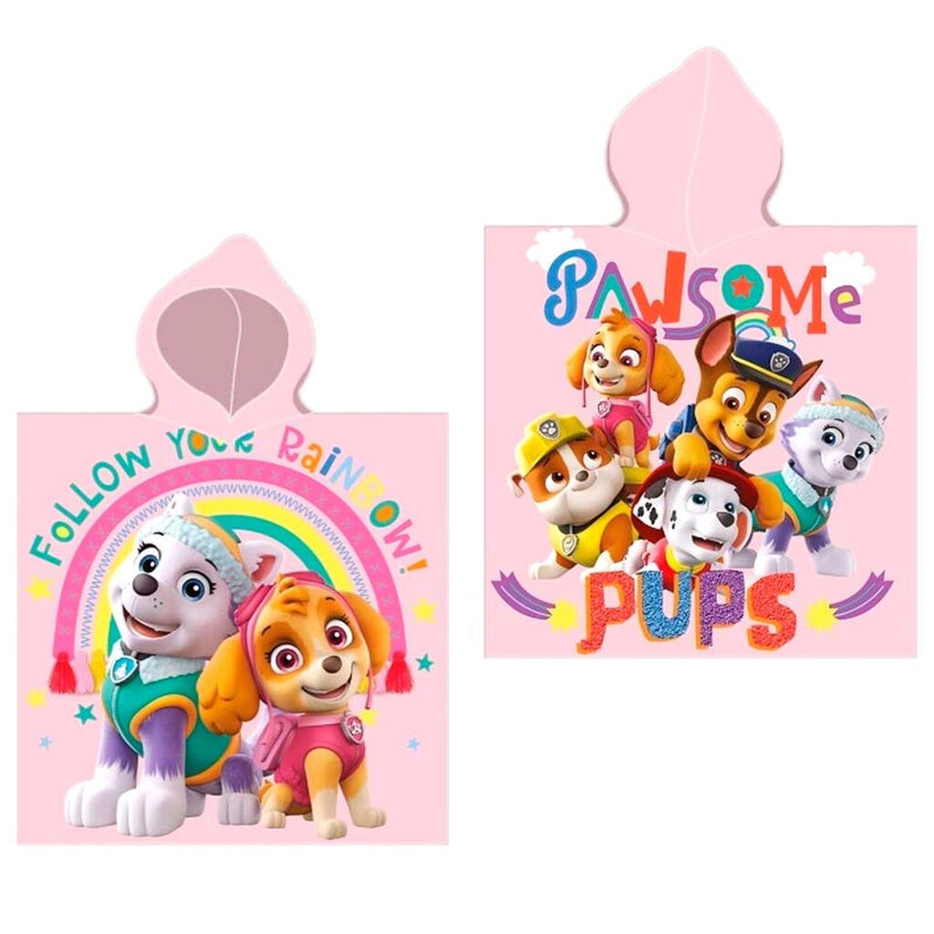 Cotton poncho Educa Borras Paw Patrol