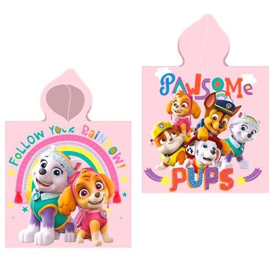 Bawełniane poncho Educa Borras Paw Patrol