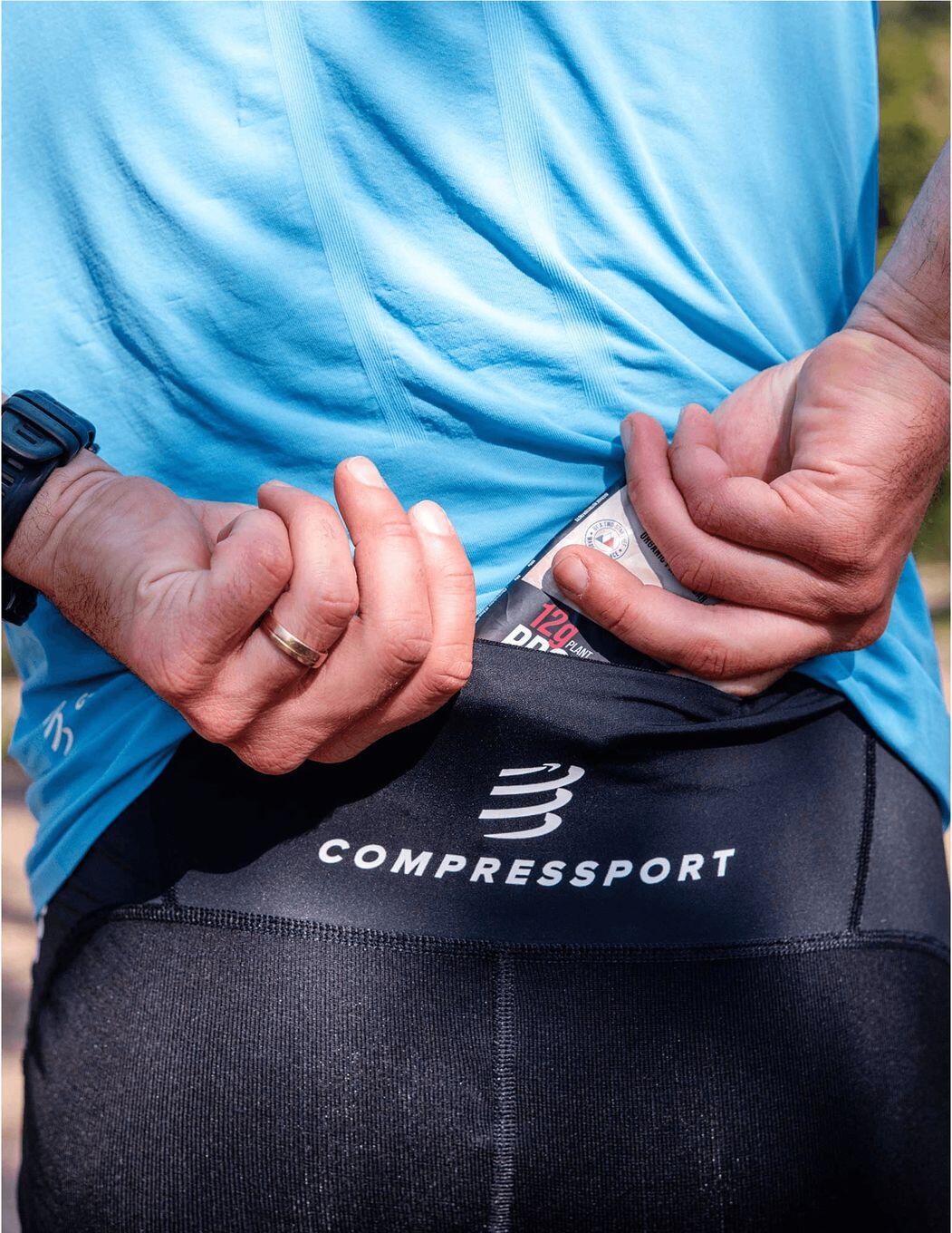 Culotte Compressport Trail Under Control Negro Hombre 4/5
