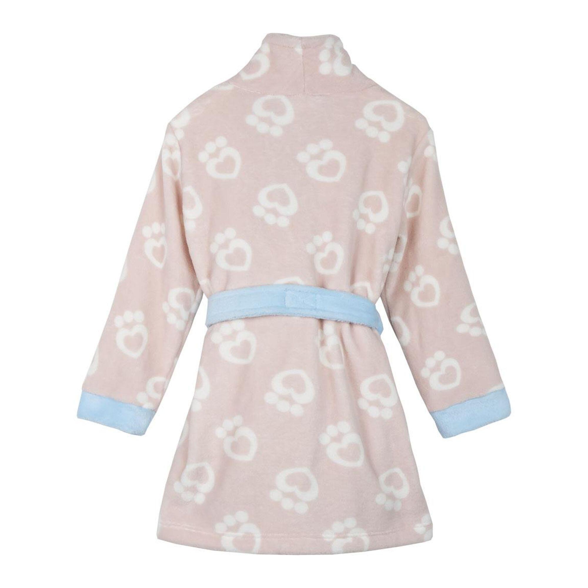 Albornoz Infantil Gabby’s Dollhouse Coral Fleece para Baño e Ducha Rosa 2/2