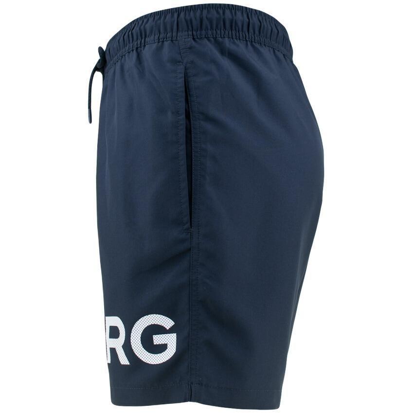 Heren Zwemshort Borg Logo Blauw 3/7