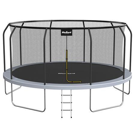 Trampolina ogrodowa dla dzieci Rebel Active z siatką ochronną 15ft/457cm