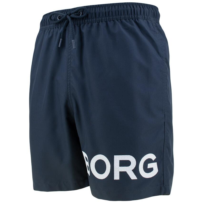 Heren Zwemshort Borg Logo Blauw 2/7