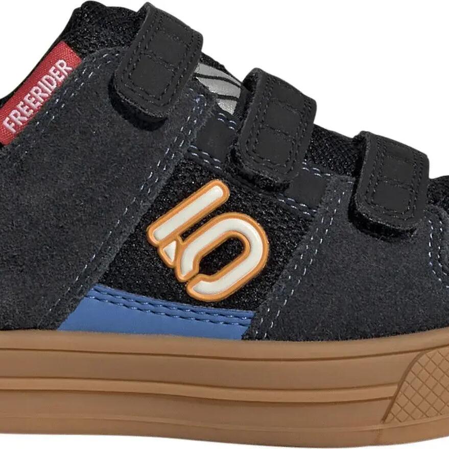 adidas Five Ten Freerider Hook-and-Loop Black/Blue Junior Mountain Bike Shoes