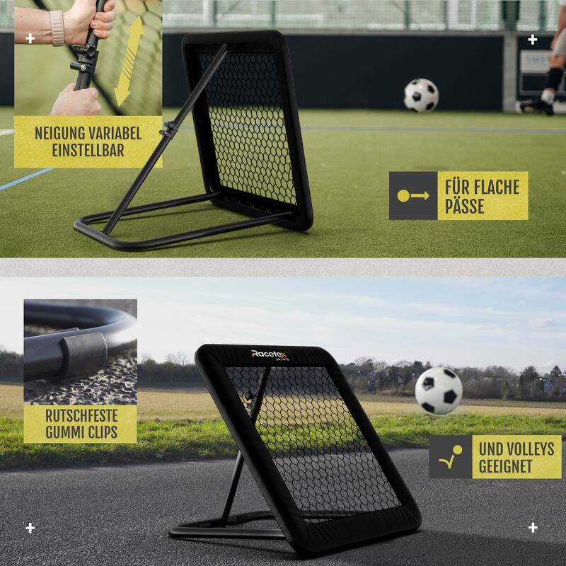 RACETEX Fußball-Rebounder XL 100x100 cm 3/6