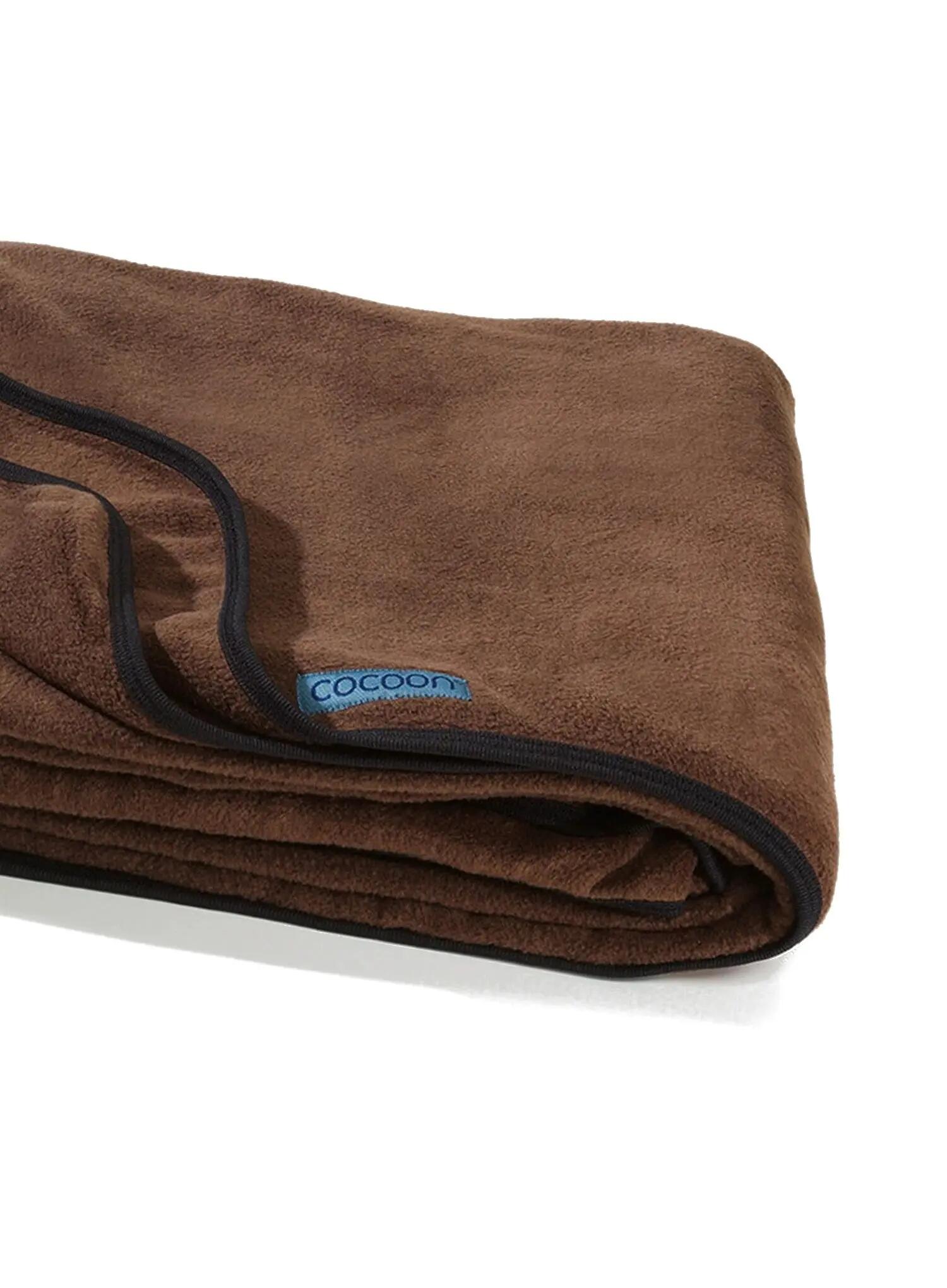 Koc Cocoon Fleece Blanket - chocolate brown 2/2