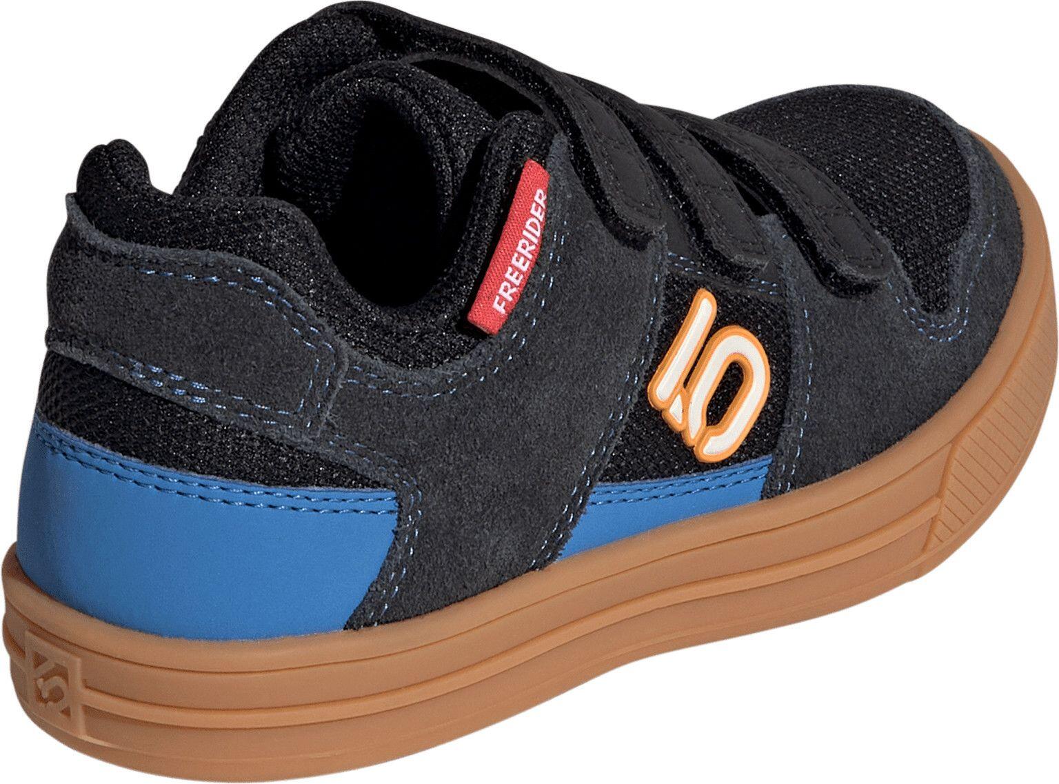 Zapatillas de MTB adidas Five Ten Freerider Hook-and-Loop Negro/Azul Junior 6/7