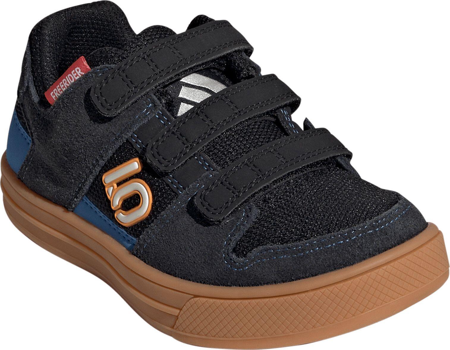 Zapatillas de MTB adidas Five Ten Freerider Hook-and-Loop Negro/Azul Junior 5/7