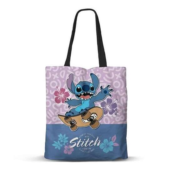 Stitch Kinder-Strandtasche aus Netzgewebe mit stabilen Griffen, blau