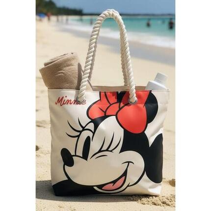 Stitch Kinder-Strandtasche aus Netzgewebe mit stabilen Griffen, blau