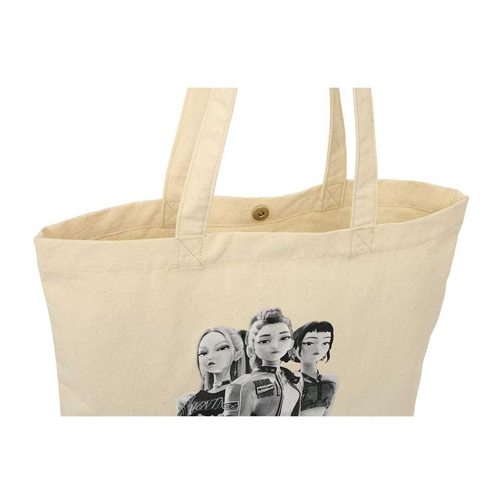 Bolsa de praia infantil Barbie com zíper e alças de corda resistentes, rosa. 3/3