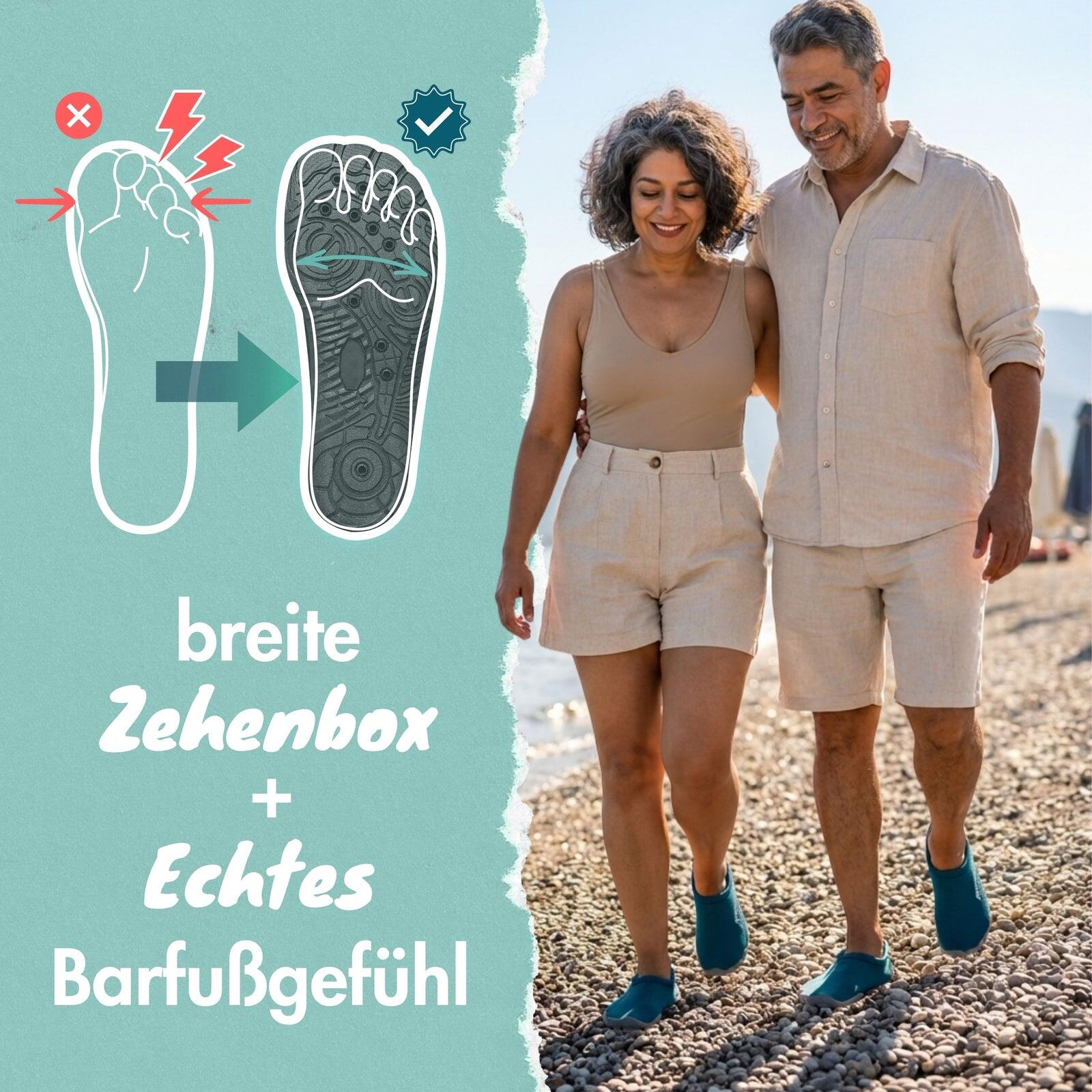 Wasserschuhe Watermates - Barfuß Unisex Badeschuhe 3/7