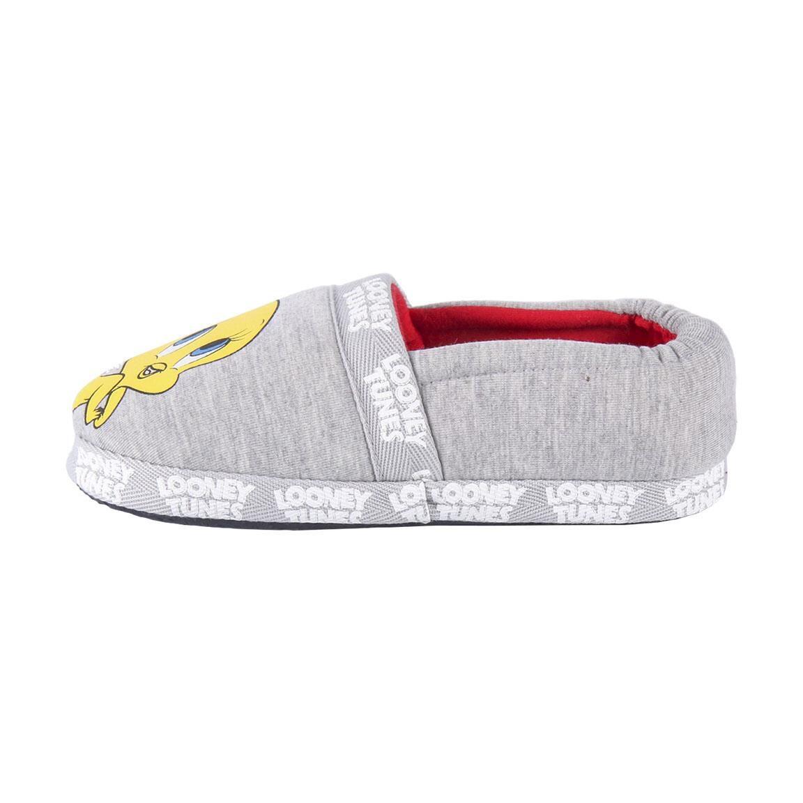 Zapatillas de Casa Francesita Infantil Looney Tunes Antideslizantes Grises 7/7