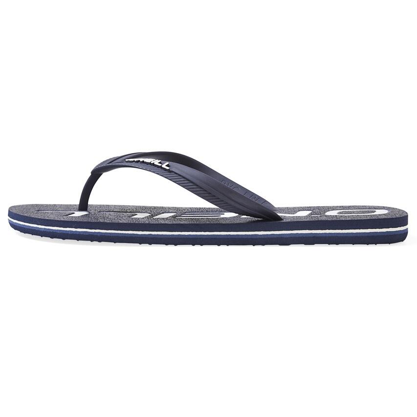Heren Teenslippers Profile Logo Blauw 2/4