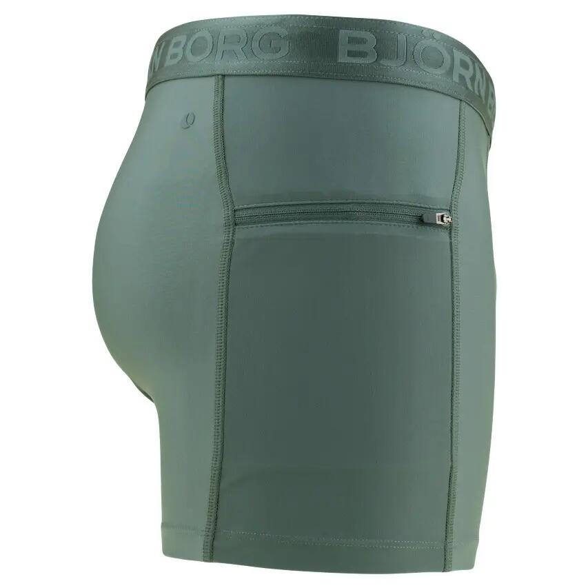 Heren Rits Zwemboxer Stretch Groen II 7/7