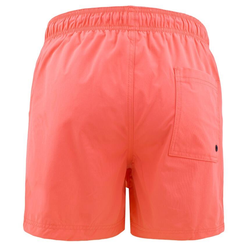 Heren Zwemshort Plus Size Maui Solid Koraal Oranje 5/5