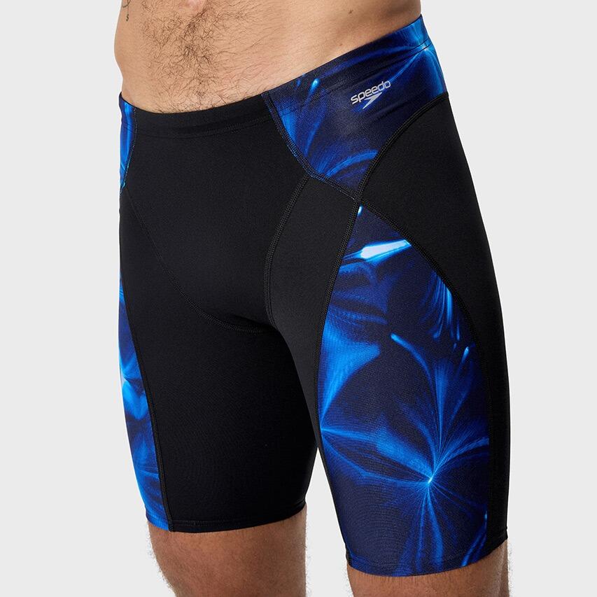 Heren Endurance Max Compression Jammer Zwart & Blauw II 5/7