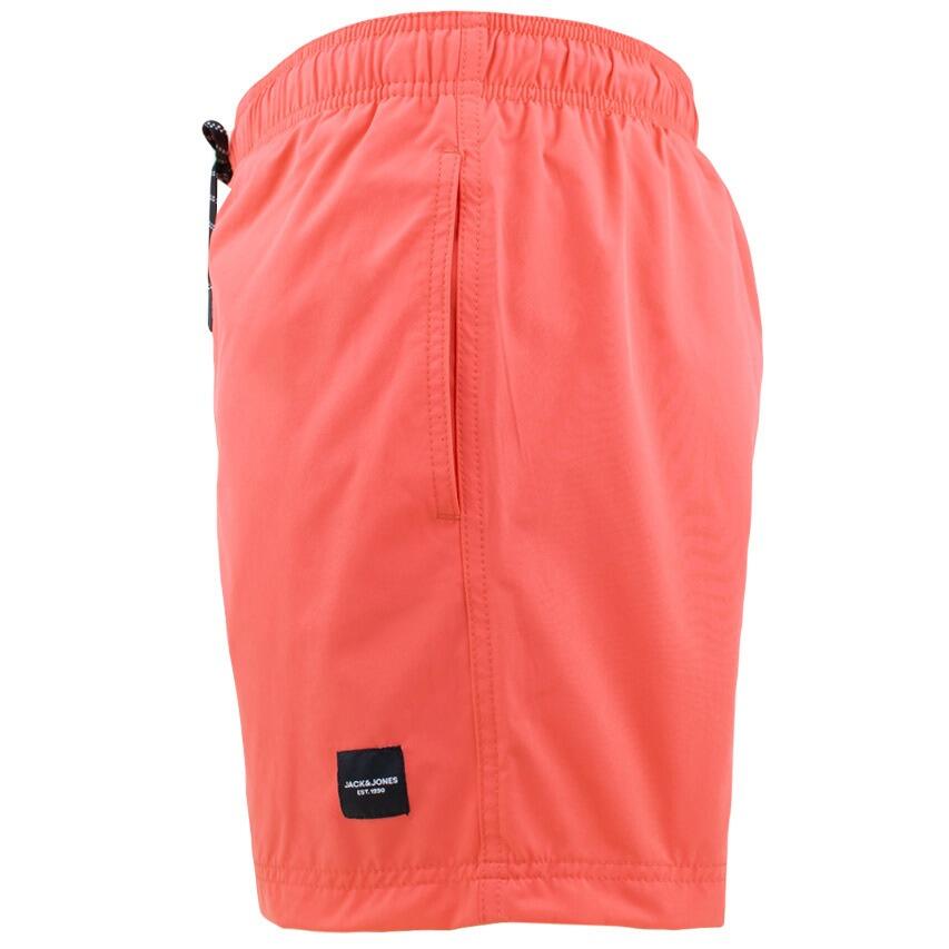 Heren Zwemshort Plus Size Maui Solid Koraal Oranje 4/5