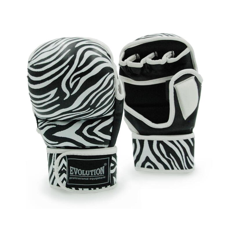 Rękawice sparingowe MMA Evolution Professional Equipment Zebra