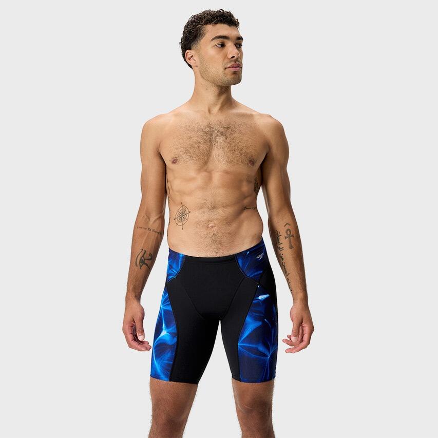 Heren Endurance Max Compression Jammer Zwart & Blauw II 2/7
