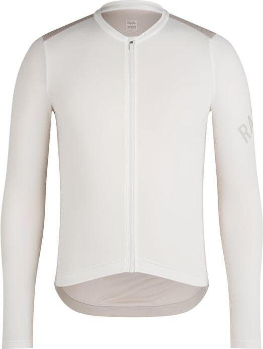 Maillot manches longues Rapha Pro Team Lightweight Blanc/Gris Homme 1/6