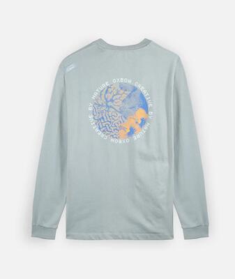 T-shirt met lange mouwen coral