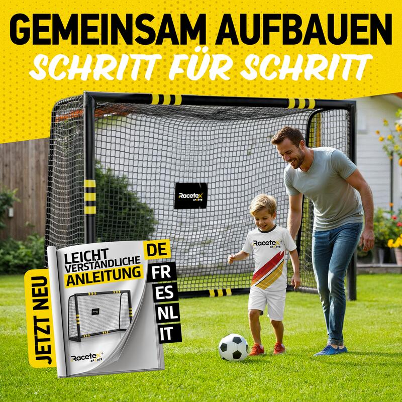 RACETEX Fußballtor BIG 180 x 120 cm 6/7
